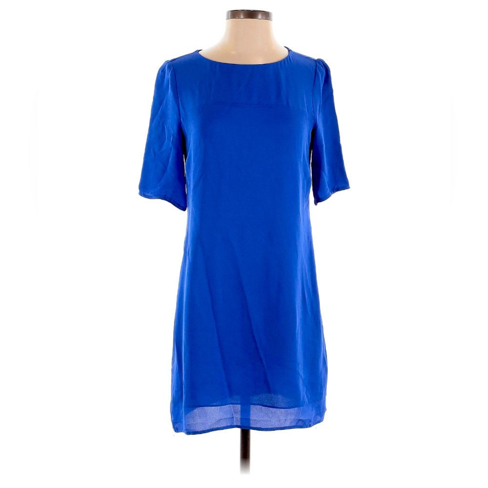 Talulah Babaton 100% Silk Teal Shift Dress size L